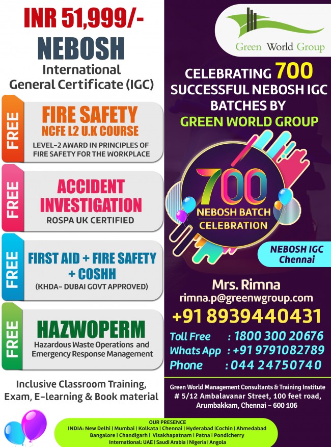 NEBOSH_IGC_700_batch_Celebration_Chennai