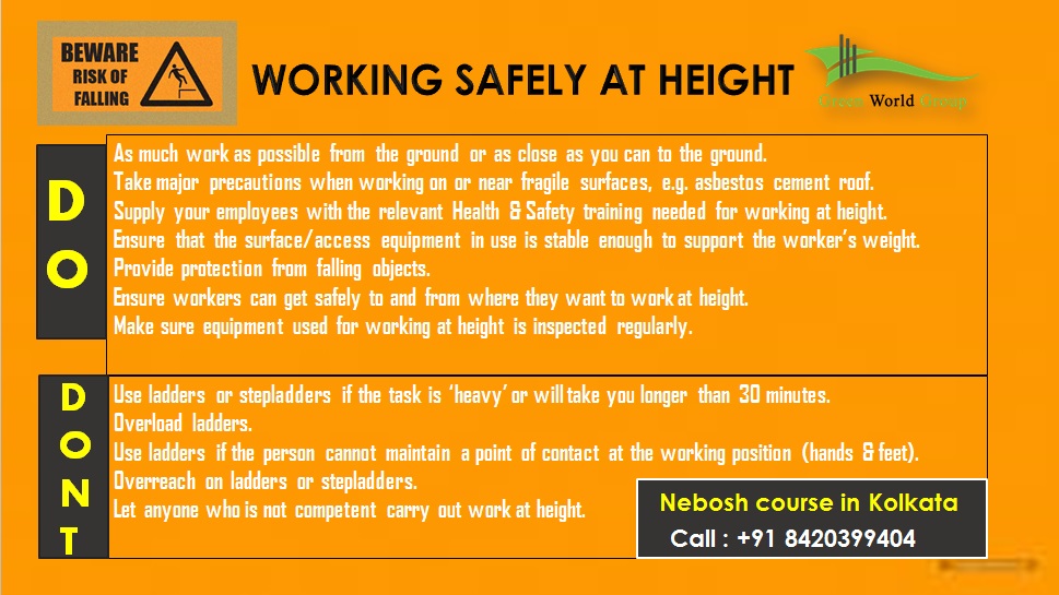 working at height safety tips