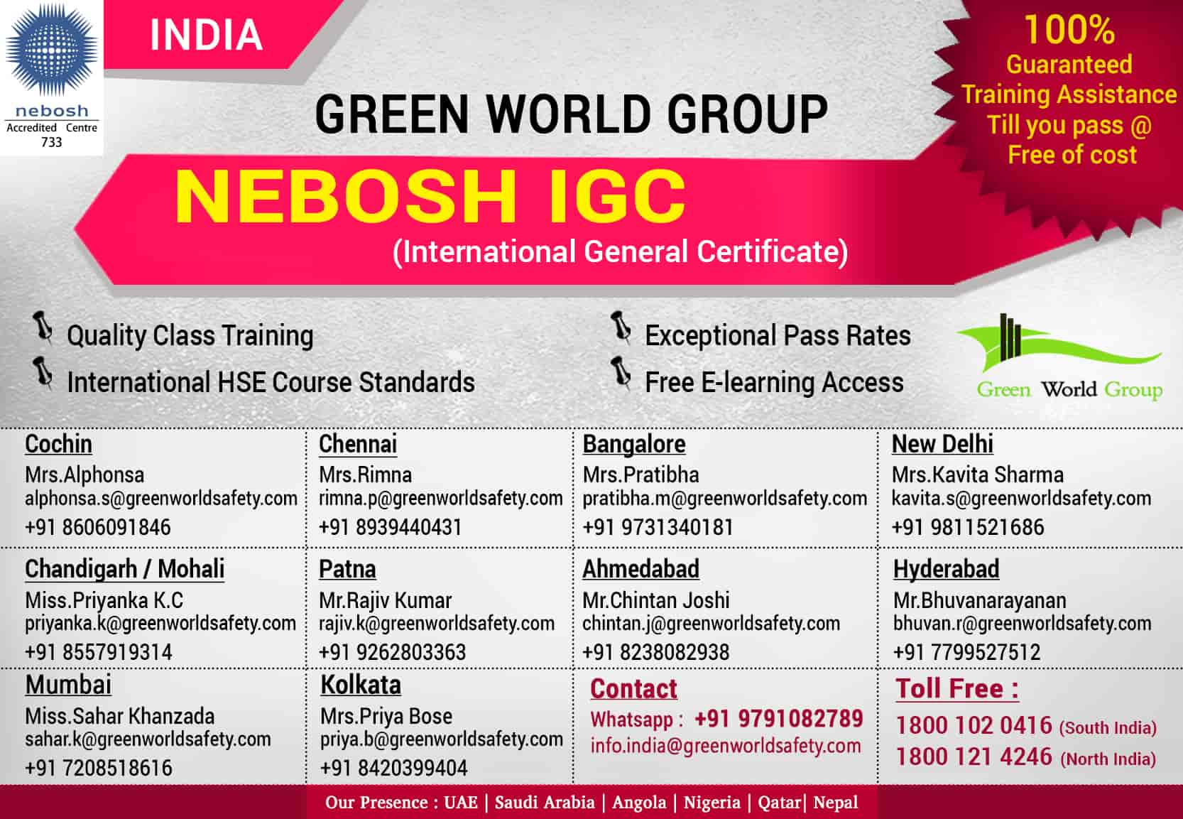 Health and safety training course | NEBOSH-IGC_Course