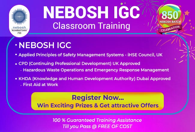 Health and safety training course | NEBOSH-IGC_Course_Bangalore