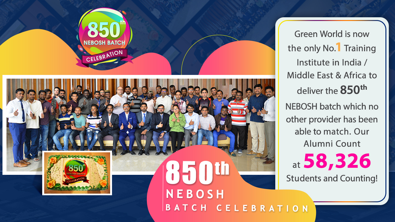 Nebosh IGC 850th Batch Celebration Dubai