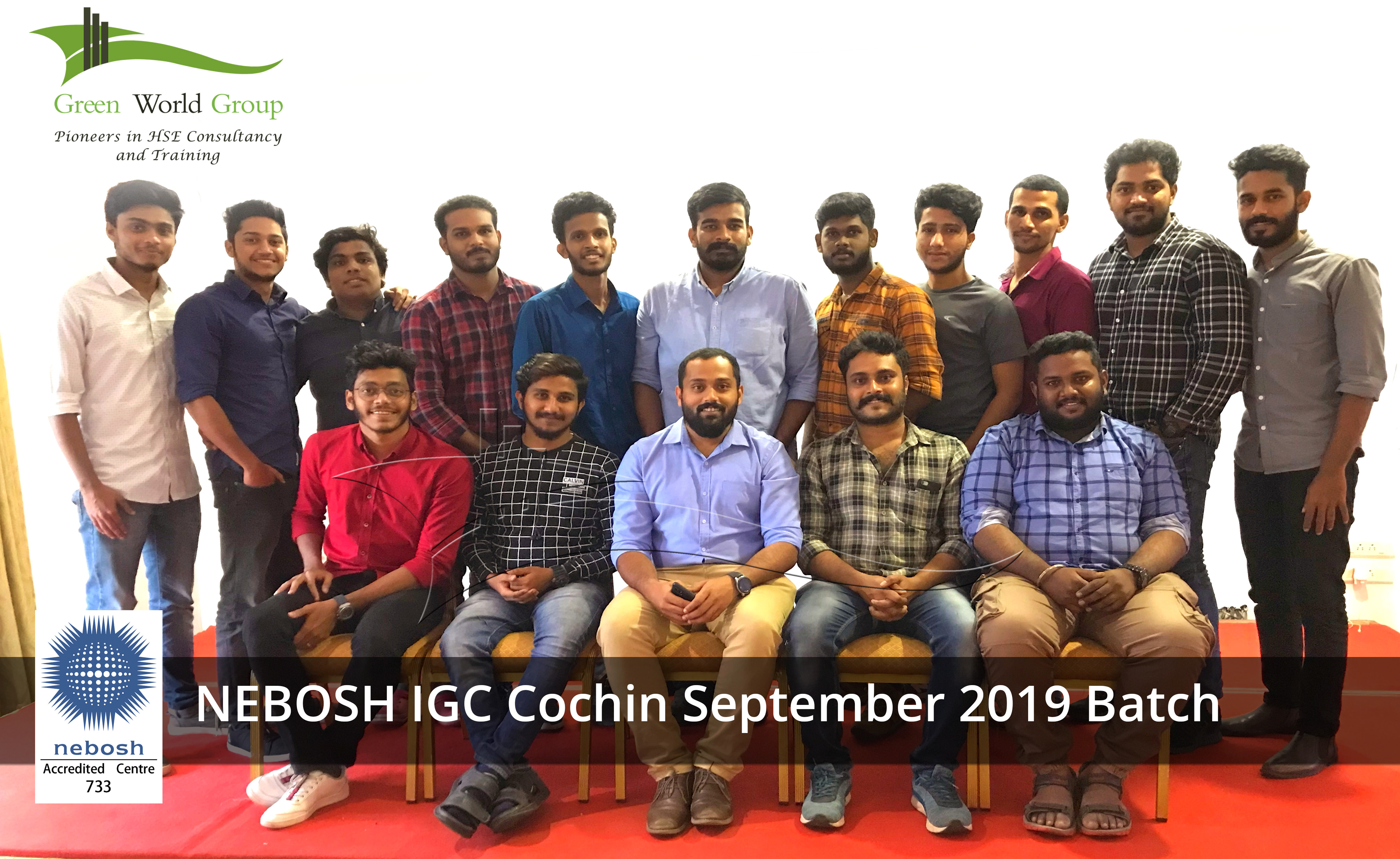 NEBOSH IGC Cochin September 2019 Batch Photo
