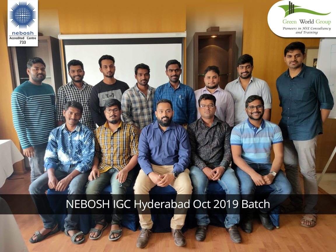 NEBOSH IGC Hyderabad Oct 2019 Batch_a