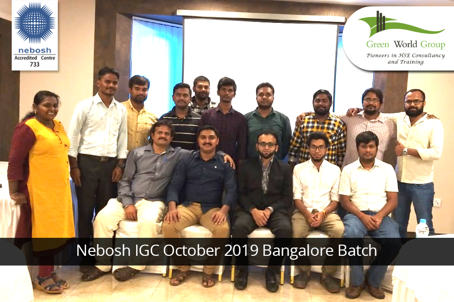 NEBOSH IGC OCT 2019 Bangalore Batch_a