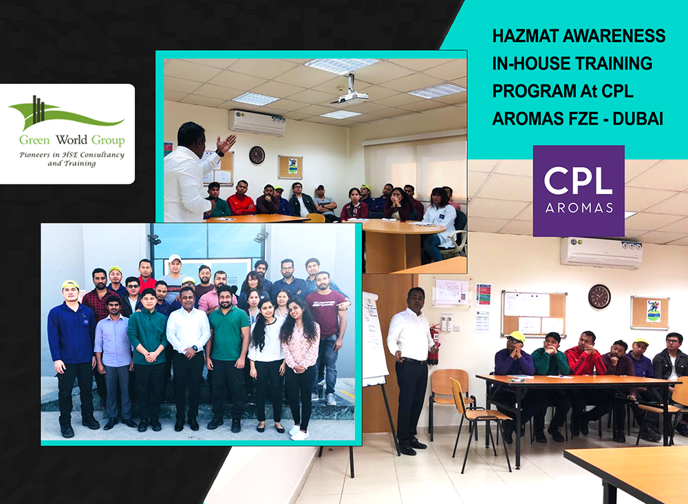 Hazmat Awareness In-House Training Program At Cpl Aromas Fze - Dubai