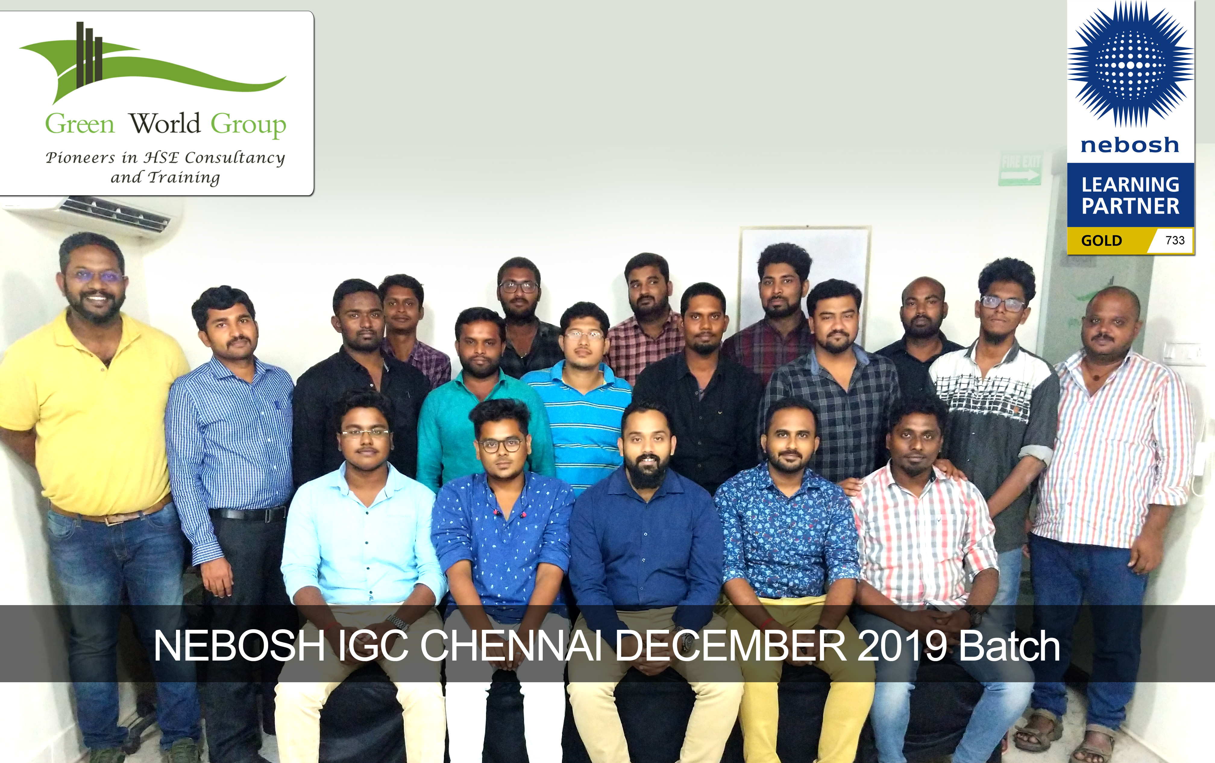 NEBOSH IGC CHENNAI DECEMBER 2019 Batch