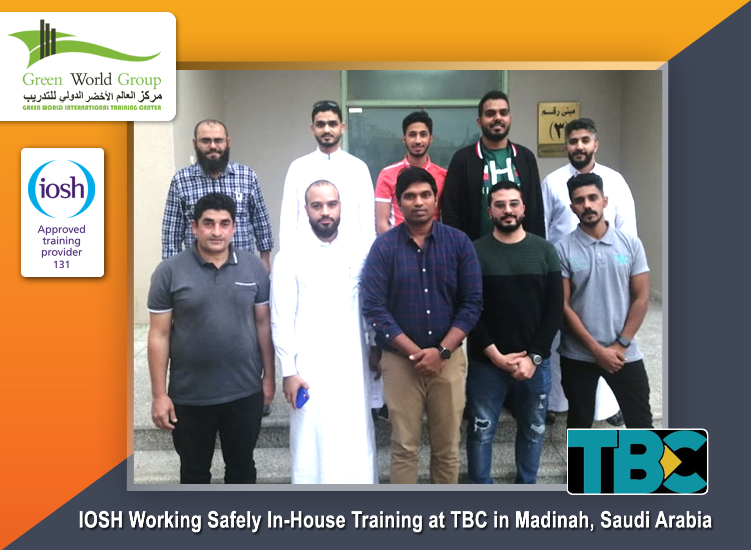 IOSH In-House Training Course at TBC in Madinah,Saudi Arabia