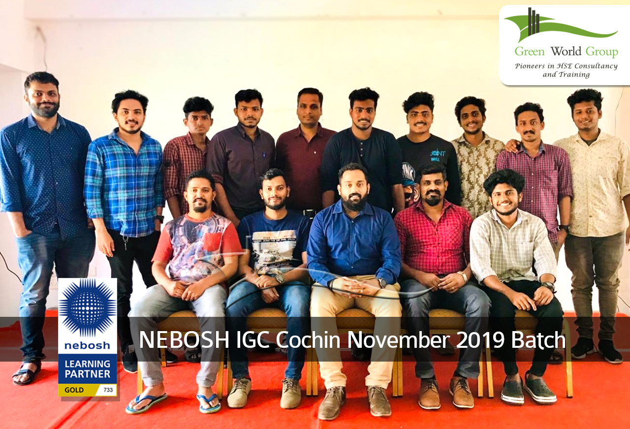 NEBOSH IGC Cochin November 2019 Batch