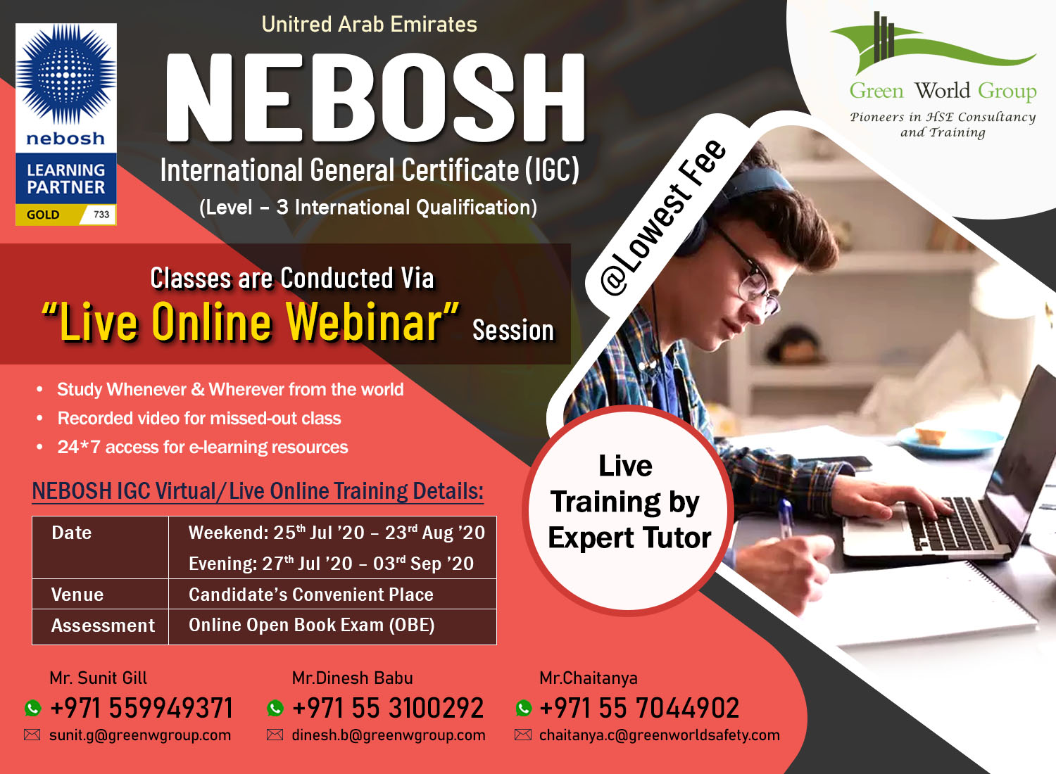 NEBOSH International General Certificate (IGC)