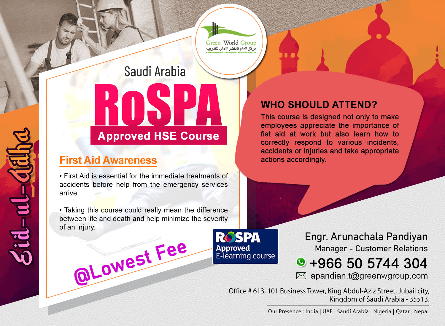RoSPA Approved HSE Course