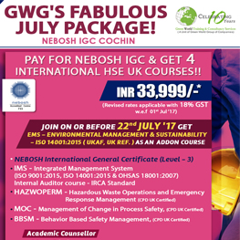 You are currently viewing ENJOY NEBOSH IGC COURSE in Ernakulam – NEBOSH Exclusive OFFER!!!
