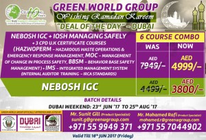 Read more about the article NEBOSH IGC COURSE ENROL TODAY & Register Now!!