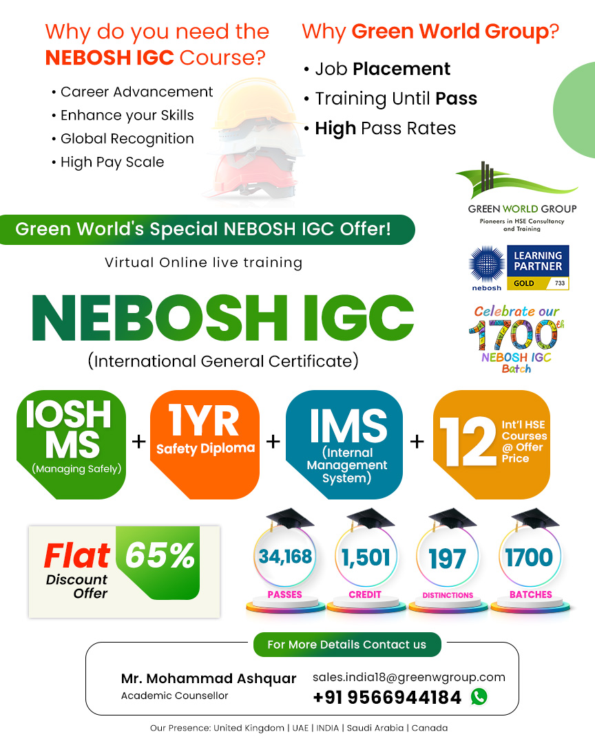 NEBOSH IGC Course in Patna