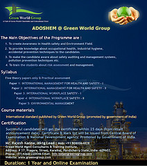 Read more about the article Green World Group presenting Indian Government Certification ADOSHEM