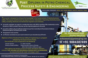 Read more about the article Diploma in Petro Chemical Safety in KSA