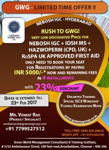 Read more about the article Join NEBOSH course in Hyderabad !!..