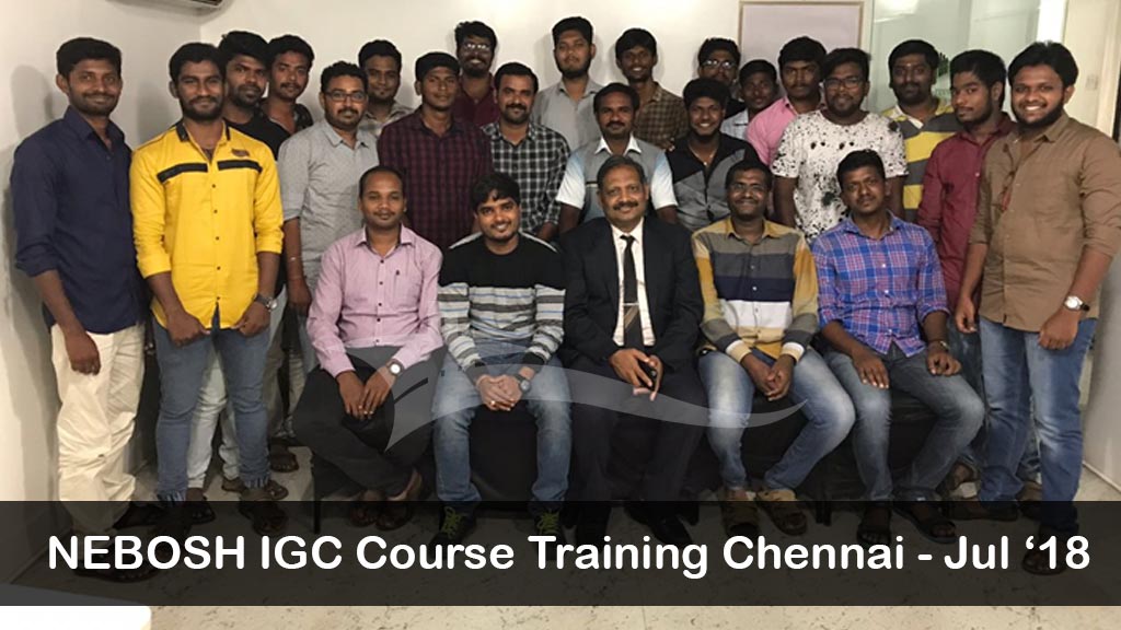 Read more about the article Our Tutor Experienced at Chennai Nebosh IGC July 2018 batch