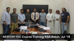 Read more about the article Nebosh IGC course Training Experience in Saudi Arabia by Our Tutor – Green World Group