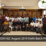 NEBOSH IGC August 2019 Delhi Batch Photo