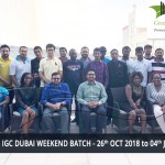 NEBOSH IGC DUBAI WEEKEND BATCH - 26th OCT 2018 to 04th JAN 2019