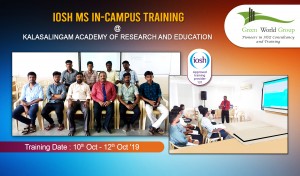 Read more about the article IOSH MS In-Campus Training At Kalasalingam Academy of Research & Education
