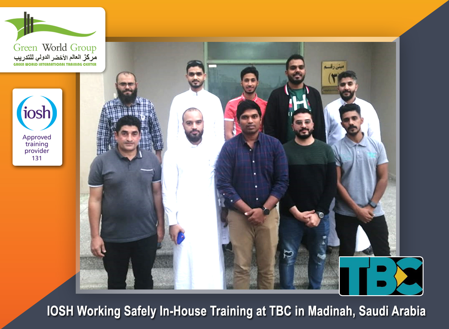 You are currently viewing IOSH Working Safely In-House Training at TBC in Madinah, Saudi Arabia