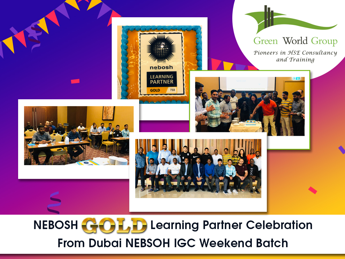 You are currently viewing NEBOSH GOLD Learning Partner Celebration in Dubai – Weekend Batch – 3rd January 2020