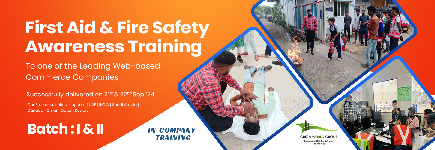 Read more about the article First Aid & Fire Safety Workplace Training in Bhopal