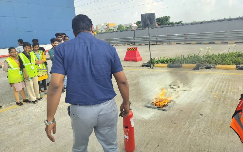 Fire extinguisher safety training