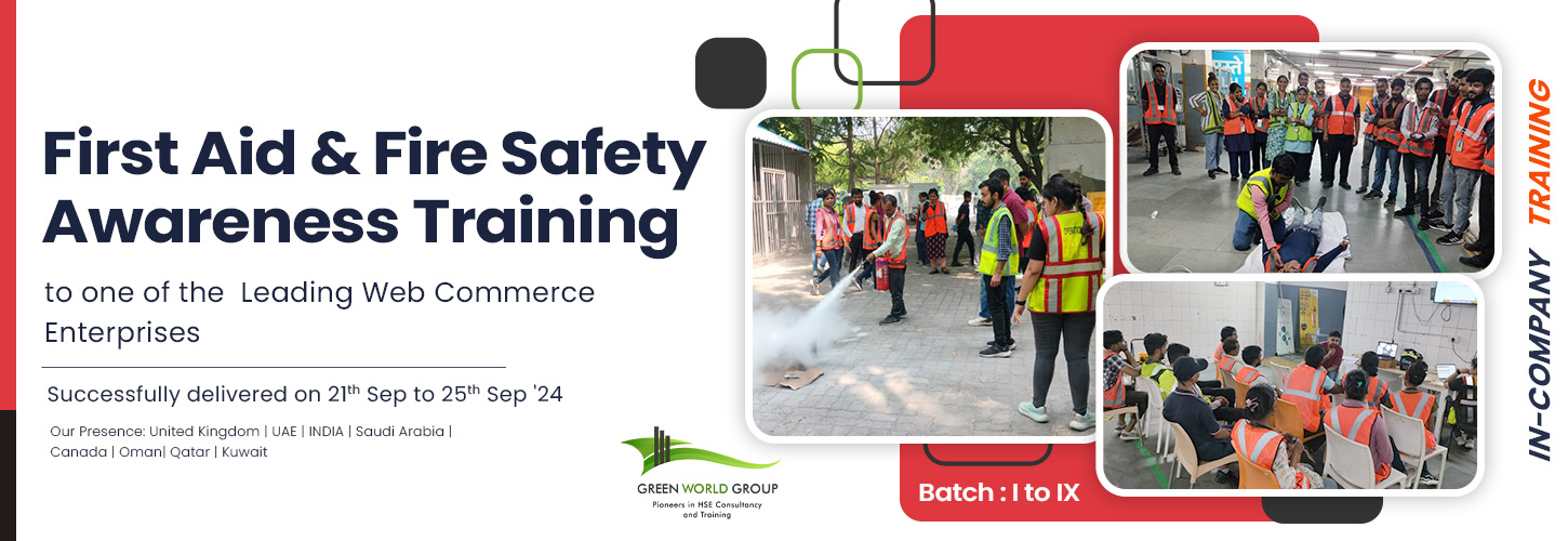 Read more about the article First Aid and Fire Safety Awareness Workplace Training in Delhi