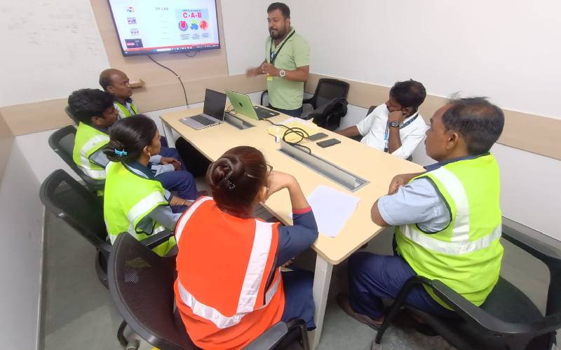 Fire safety training for employees