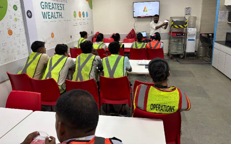 Fire safety training for employees