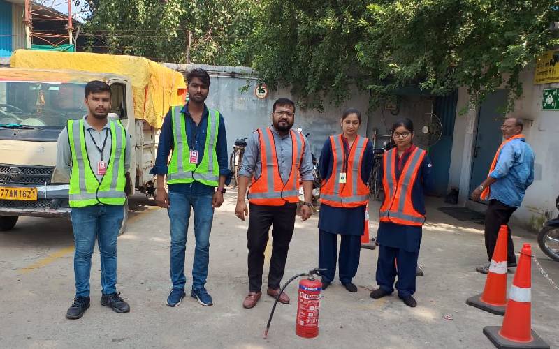 Fire safety training for employees