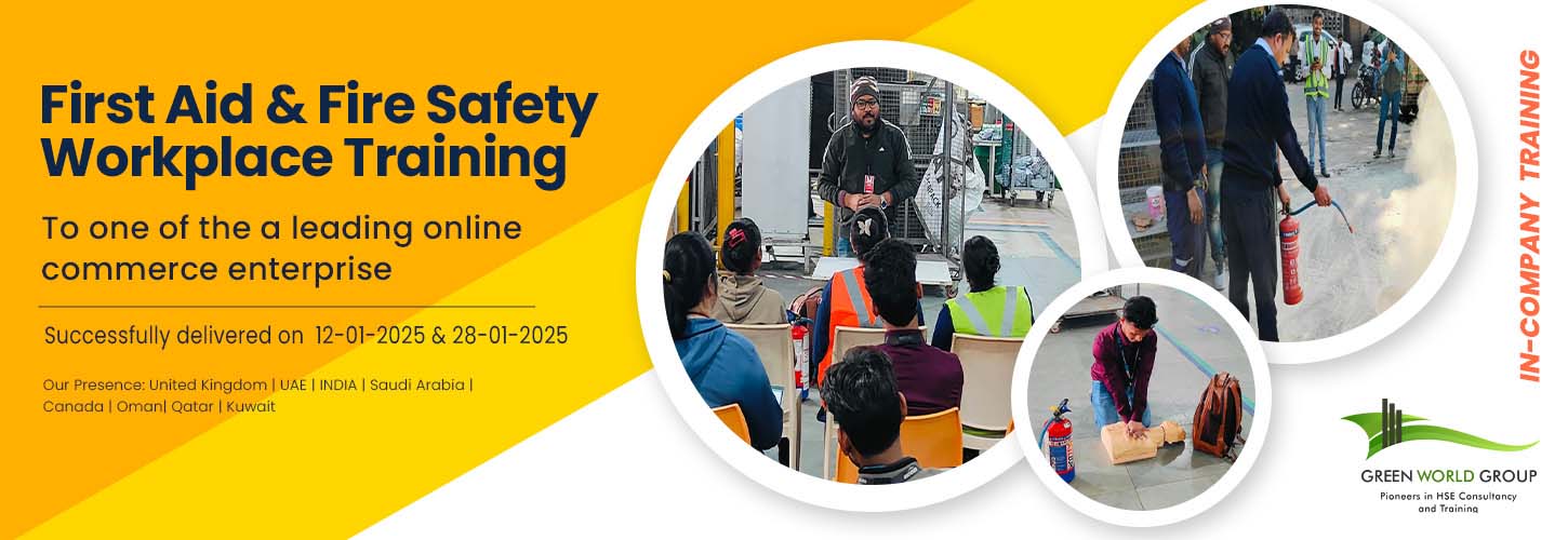 Read more about the article First Aid and Fire Safety incompany training in Kanpur