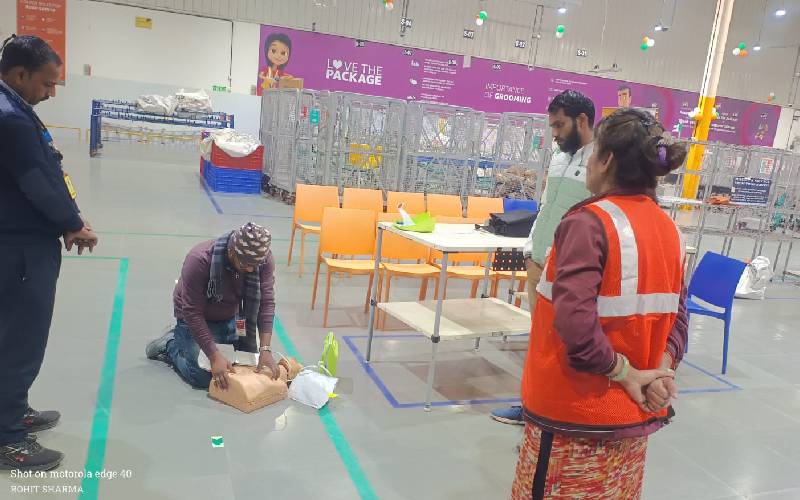 First aid training for employees