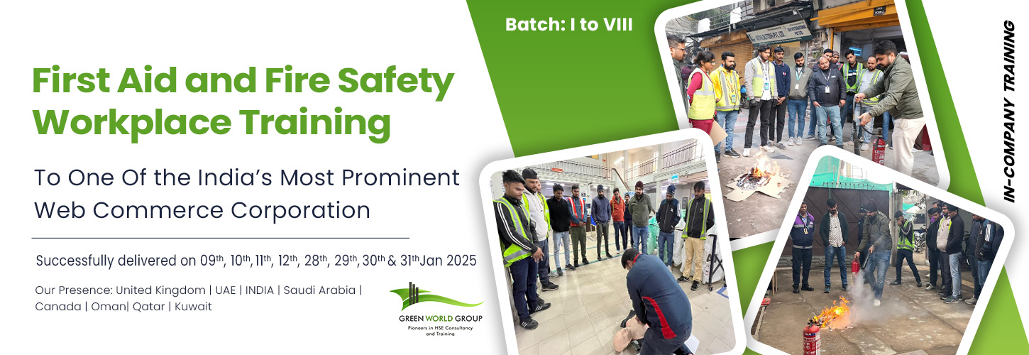 Read more about the article First Aid and Fire Safety Workplace Training in Delhi