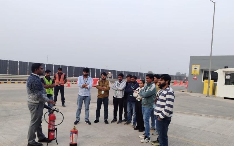 Fire safety training for employees