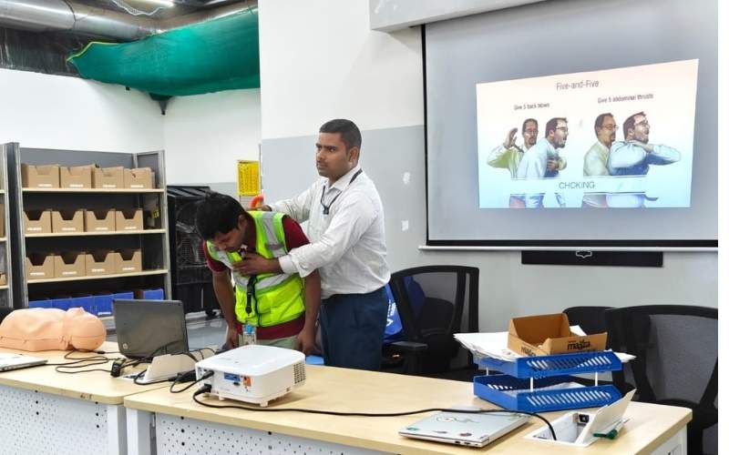First aid training for employees