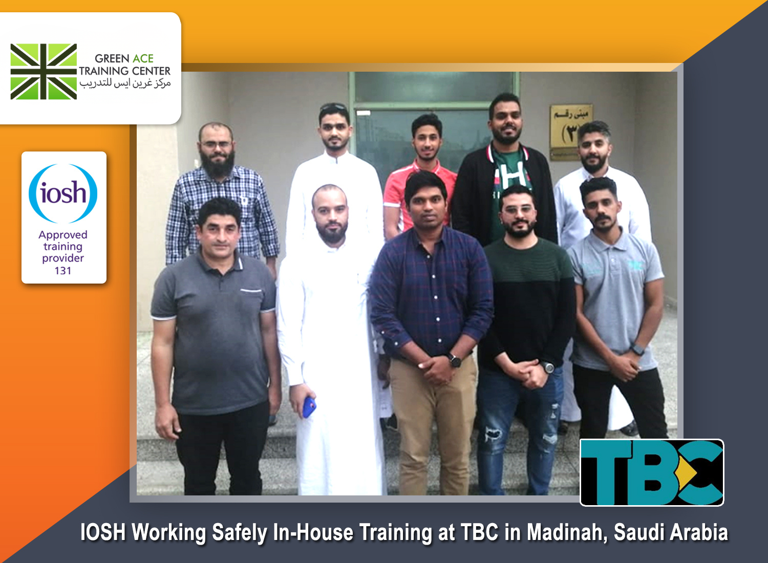 IOSH In-House Training Course at TBC in Madinah,Saudi Arabia