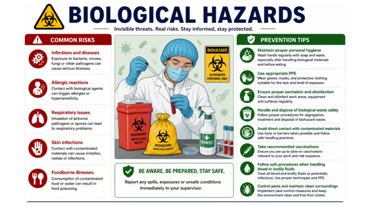 7 types of workplace hazards