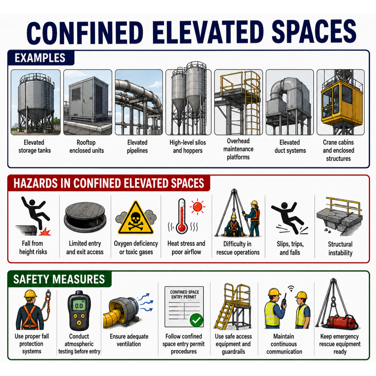 Confined Elevated Spaces