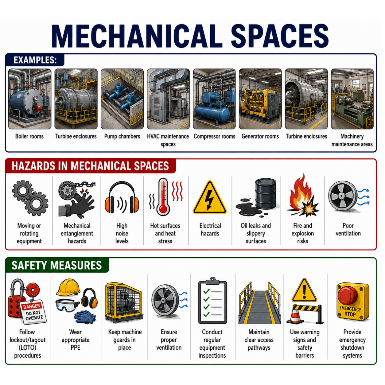 Mechanical Spaces