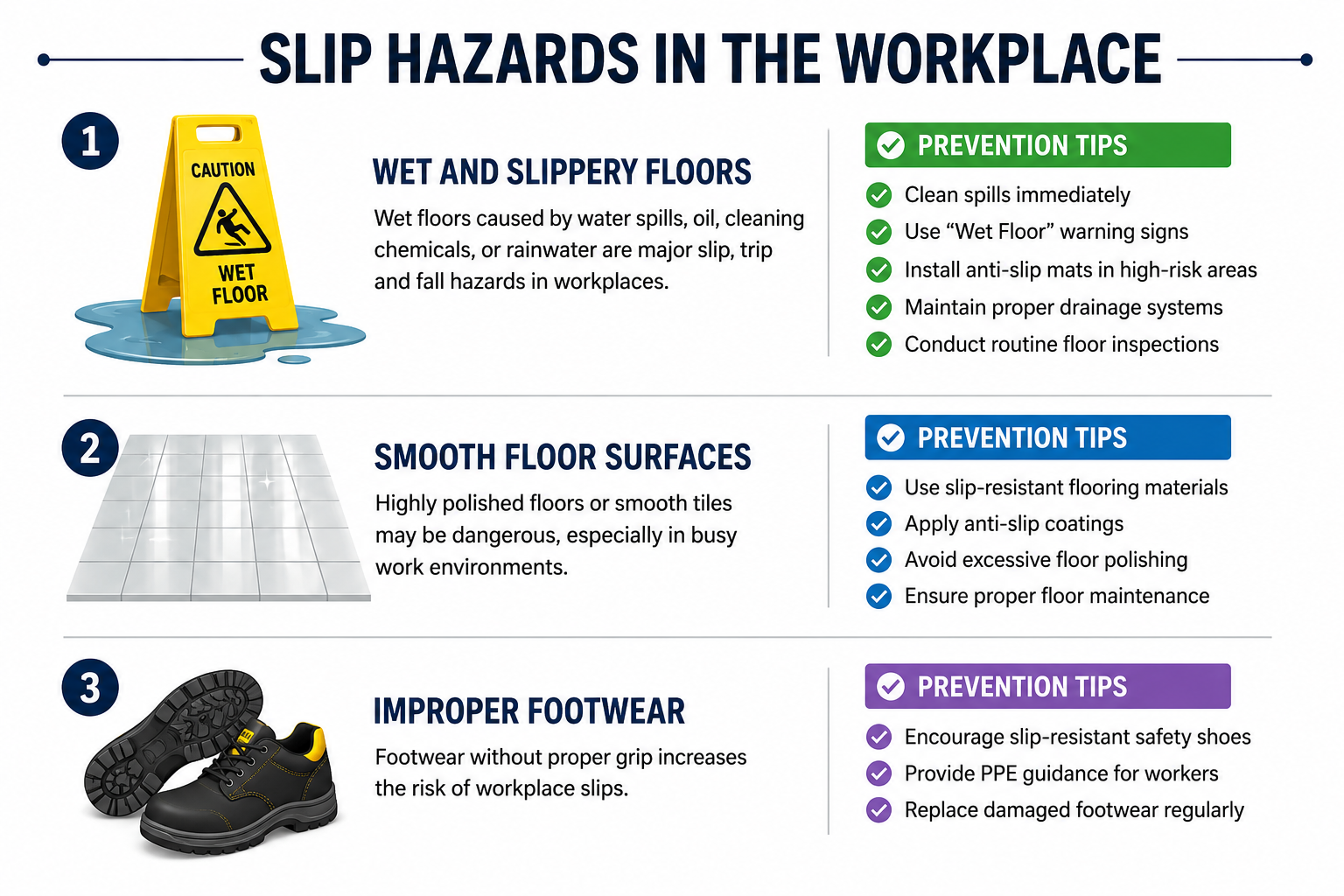 Slip Hazards in the Workplace