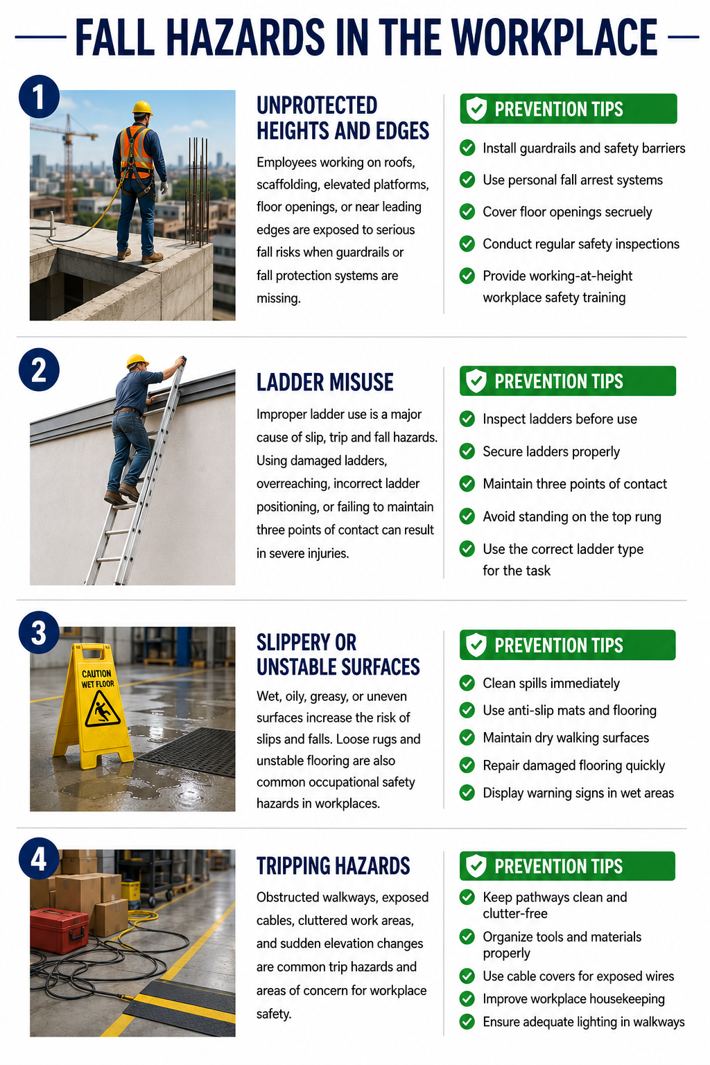 fall Hazards in the Workplace
