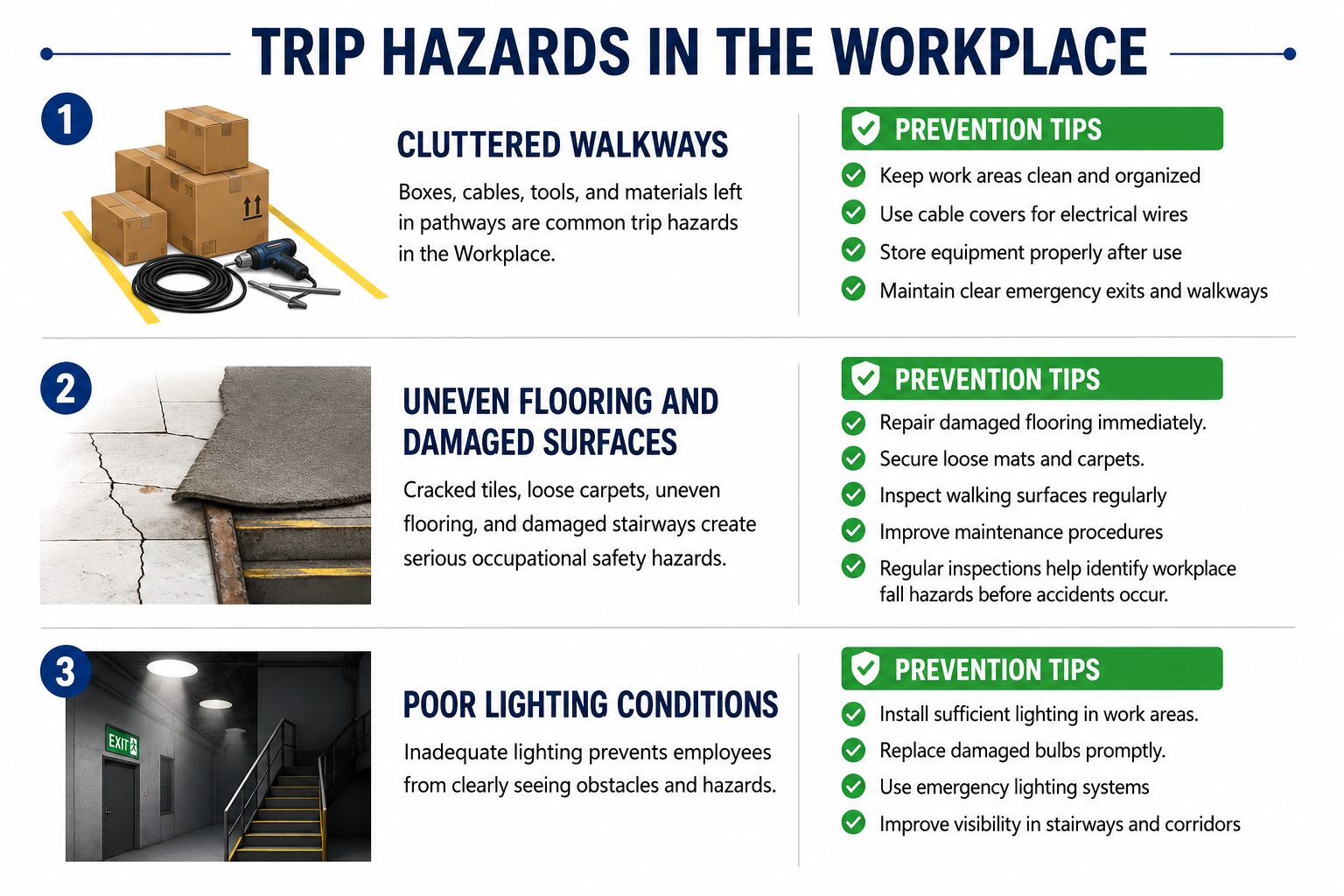 trip Hazards in the Workplace
